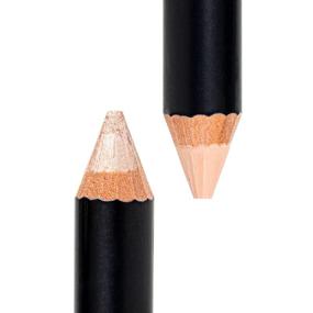 img 2 attached to Natural Eye Brightener Stick Highlighter & Eyebrow Concealer Duo Pencil Crayon Makeup - Creamy Matte Brow Shaper Definer, Shimmer for Inner Corner Highlighting | Gluten-Free, Paraben-Free, Cruelty-Free | Cool Beige Shade