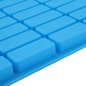 img 1 attached to 🍫 Lawei 2 Pack Rectangle Silicone Candy Molds - Ideal for Making Caramel Candies, Chocolate Truffles, Ganache, Jelly, and More!