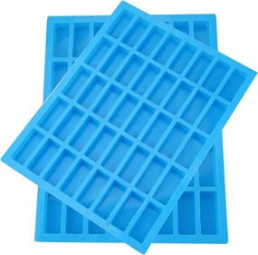 img 3 attached to 🍫 Lawei 2 Pack Rectangle Silicone Candy Molds - Ideal for Making Caramel Candies, Chocolate Truffles, Ganache, Jelly, and More!