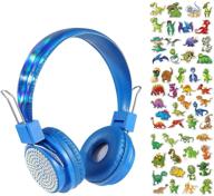 🎧 charlxee kids wireless headphones: perfect school mic, birthday gift for boys, girls - over ear bluetooth 5.0 headset with foldable headband, hd sound - compatible with kindle, tablet, online study (blue) logo
