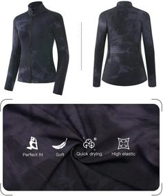 img 2 attached to 🏃 VUTRU Women's Full Zip Workout Yoga Track Jacket for Running