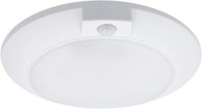 img 4 attached to 💡 Maxxima 6 in. Round Motion Sensor LED Ceiling Mount Light Fixture - 3000K Warm White - 600 Lumens: Perfect Closet Lighting Solution