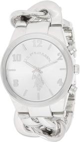 img 4 attached to 🕰️ Stylish & Sophisticated: U.S. Polo Assn. Women's USC40178 Analog Silver Watch – Elegant Analog Quartz Timepiece