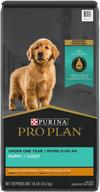 🐶 purina pro plan high protein dry puppy food: chicken & rice formula - 34 lb. bag (packaging may vary) logo