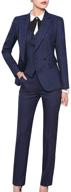 👩 lisueyne women's business suit set - three-piece office lady blazer with skirt/pant, vest, and jacket for work logo