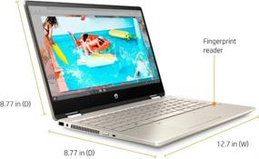 img 2 attached to 💻 HP Pavilion x360 14" 2-in-1 Full HD Touchscreen Laptop, Intel i5-8250U, 8GB RAM, 256GB SSD, B&O Audio, Windows 10