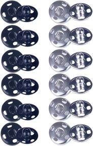 img 4 attached to 🔒 Meikeer Silvery Clothing Buttons: Enhanced Fastener for Stylish and Secure Attire