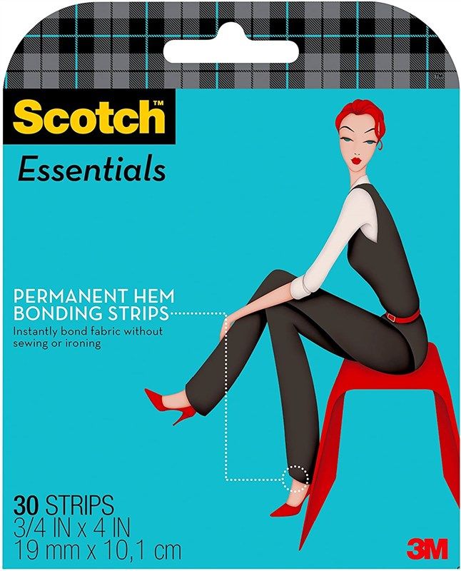 scotch essentials permanent bonding strips 로고