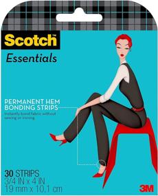 img 4 attached to Ultra-Strong Scotch Essentials Permanent Bonding Strips for Lasting Adhesion