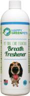 🐾 natural dental breath freshener for dogs & cats, vet recommended green pet product in usa - removes plaque & tartar logo