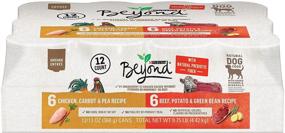 img 4 attached to 🐶 Натуральное влажное домашнее кормление для взрослых собак Purina Beyond без зерна ассорти - упаковка может отличаться