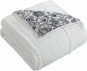 img 2 attached to 🛏️ Chic Home Elle King Size 7-Piece Bedding Set in White