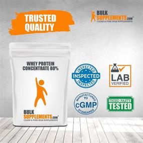 img 1 attached to 🏋️ -Premium Whey Protein Powder Without Artificial Sweeteners - BulkSupplements.com Protein Shake Powder - BCAA Powder (500g - 1.1lbs)