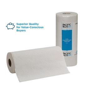 img 2 attached to Pacific Blue Select 2-Ply Perforated Paper Towels by GP PRO (Georgia-Pacific), 27385, 85 Sheets Per Roll, 30 Rolls Per Case