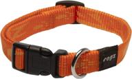 rogz alpinist matterhorn orange collar logo