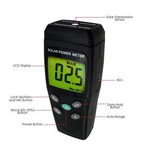 img 1 attached to Handheld Pyranometer Measurement Radiation Insolation