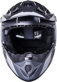 img 3 attached to Kali Protectives Stripe Full Face Helmet