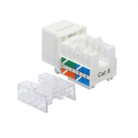 img 4 attached to 🔌 UL Listed VCE 50 Pack Cat6 RJ45 90-Degree Keystone Jack with Punch Down Adapter