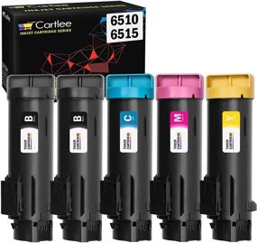 img 4 attached to 🖨️ Cartlee Compatible High Yield Laser Toner Cartridges for Xerox Phaser 6510/DNI 6510/DN 6510/N, Workcentre 6515/DNI 6515/DN 6515/N Printer (2 Black, 1 Cyan, 1 Magenta, 1 Yellow)