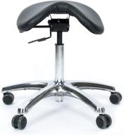 🪑 кресло для сидения jobri betterposture saddle chair - многофункциональный эргономичный стул для правильной осанки с наклонным сиденьем - устраняет давление в нижней части спины и улучшает осанку при сидении. логотип