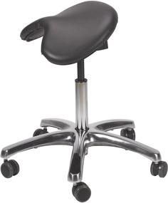 img 1 attached to 🪑 Кресло для сидения Jobri BetterPosture Saddle Chair - многофункциональный эргономичный стул для правильной осанки с наклонным сиденьем - устраняет давление в нижней части спины и улучшает осанку при сидении.