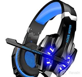 img 6 attached to 🎧 BENGOO G9000 Stereo Gaming Headset: Noise Cancelling over Ear Headphones for PS4 PC Xbox One PS5 Controller, LED Light, Bass Surround - Perfect for Laptop Mac Nintendo NES Games