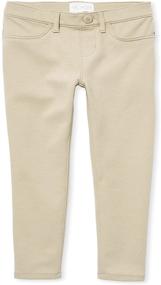 img 4 attached to 👖 Kids' Place Girls Uniform Jegging: Trendy & Durable Girls' Clothing