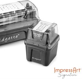 img 2 attached to ImpressArt Signature Bridgette Metal Number Stamps (3mm): Professional Quality for Hand Stamping and Jewelry Making, Suited for Soft & Hard Metals
