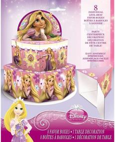 img 1 attached to 🎉 Коробка для угощений Disney Tangled в качестве декорации для центральной части для 8 человек: волшебно важное украшение для вечеринки!