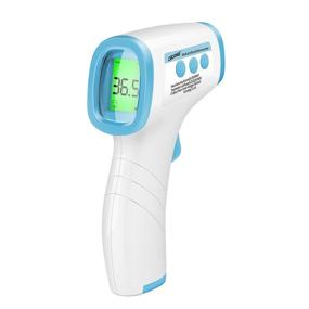 img 3 attached to 🌡️ Accurate Non-Contact IR Digital Infrared Thermometer with Fever Alarm - For Baby, Adult & Objects (HG Blue): Ear & Forehead + Memory Function