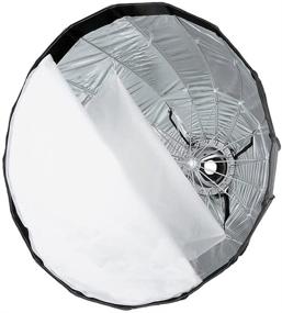 img 1 attached to 📸 Selens 48" Hexadecagon Deep Parabolic Softbox: Quick Folding Umbrella Diffuser for Speedlites, Monolights, and More