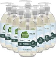 🧼 seventh generation free &amp; clean unscented hand soap, 12 oz, 8 pack (packaging may vary) - enhanced for seo logo