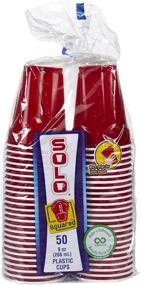 img 3 attached to Solo Red Party Cups - 50 ct - 9 oz