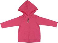 tobeinstyle boys girls infants long sleeve zip up hoodie: stylish and comfy outerwear for kids logo