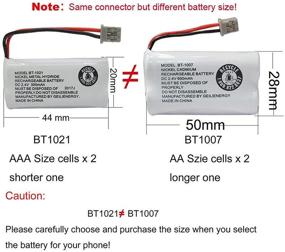 img 1 attached to 🔋 8-пак QBLPOWER BT-1007 перезаряжаемых беспроводных телефонных батарей - Совместим с Uniden BT1007 BBTY0651101 BT904 BT-904 BT1015 BBTY0460001 BBTY0700001 Panasonic HHR-P506 HHR-P506A - Повышенная оптимизация SEO