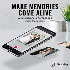 img 3 attached to 📸 Портативный принтер для фото и видео Lifeprint 2x3 AR для iPhone и Android - белый: оживи свои фотографии!