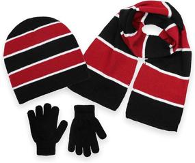 img 4 attached to 🧣 Polar Wear Scarf Gloves Black: Essential Cold Weather Accessories for Boys