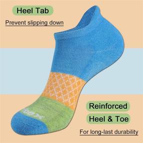 img 3 attached to 🧦 Cushioned Athletic Running Ankle Socks for Women - 7-Pack with Tab