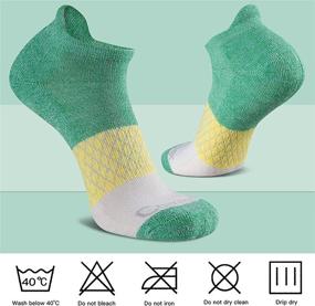 img 1 attached to 🧦 Cushioned Athletic Running Ankle Socks for Women - 7-Pack with Tab