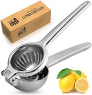 🍋 last drop stainless steel lemon squeezer - ultimate rustproof manual juicer for extracting every last drop of juice logo