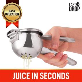 img 1 attached to 🍋 Last Drop Stainless Steel Lemon Squeezer - Ultimate Rustproof Manual Juicer for Extracting Every Last Drop of Juice