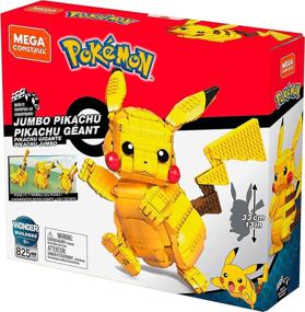 img 1 attached to Mega Construx Pokemon Jumbo Pikachu: Unleash the Power of Pikachu!