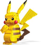 mega construx pokemon jumbo pikachu: unleash the power of pikachu! logo