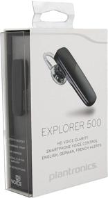 img 2 attached to Plantronics Explorer 500: Sleek Black Bluetooth Headset, Model 203621-05