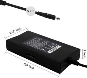 img 2 attached to 💡 130W Зарядное устройство 4.5 мм AC Adapter для Dell Inspiron 5459, Inspiron 13 7347 7348 7459 Precision 5520, Precision Mobile Workstation 5510, Precision M2800 M3800 Адаптер питания для ноутбука