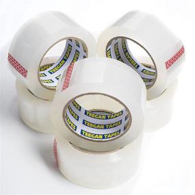 img 4 attached to 📦 Clear Packing Tape by Teegan Tapes: Efficient & Durable Solution for Secure Packaging