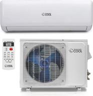 🌬️ commercial cool 18,000 btu 17 seer ductless mini split air conditioner: easy installation, heating & cooling, csah1820ac, white logo