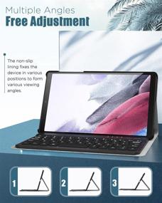 img 1 attached to MoKo Galaxy 2021 SM T225 T220 Tablet Accessories for Keyboard Cases