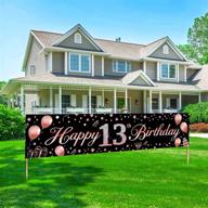 birthday decorations supplies thirteen outdoor logo