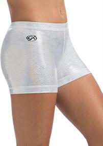 img 3 attached to GK White Sparkle Cheer Shorts